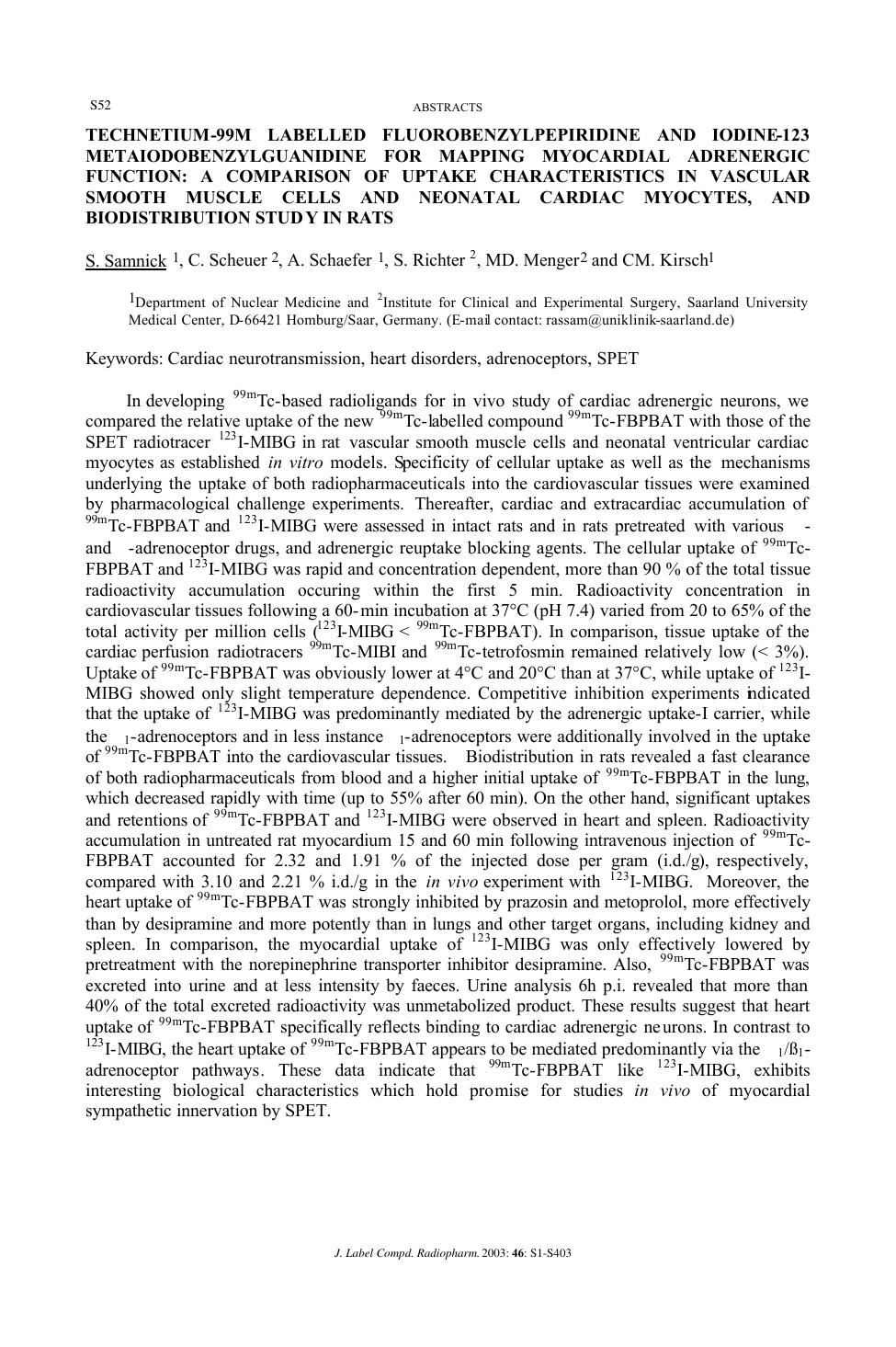 Session 9: Neuroscience III Transporters-Chemistry and Pharmacology by kleis
