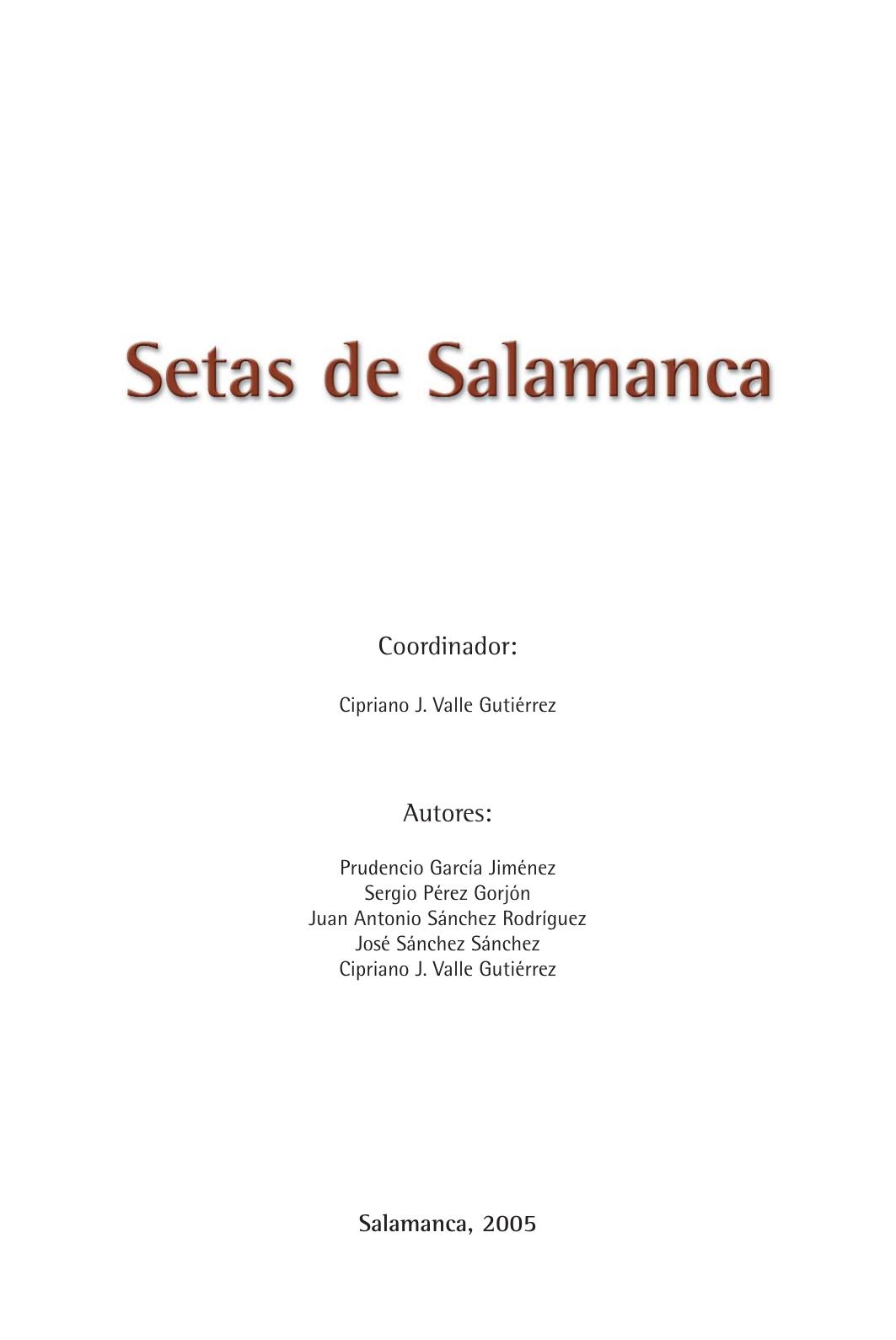 Setas de salamanca by Cipriano J. Valle Gutierrez Prudencio Garcia Jimenez Sergio Perez Gorjon