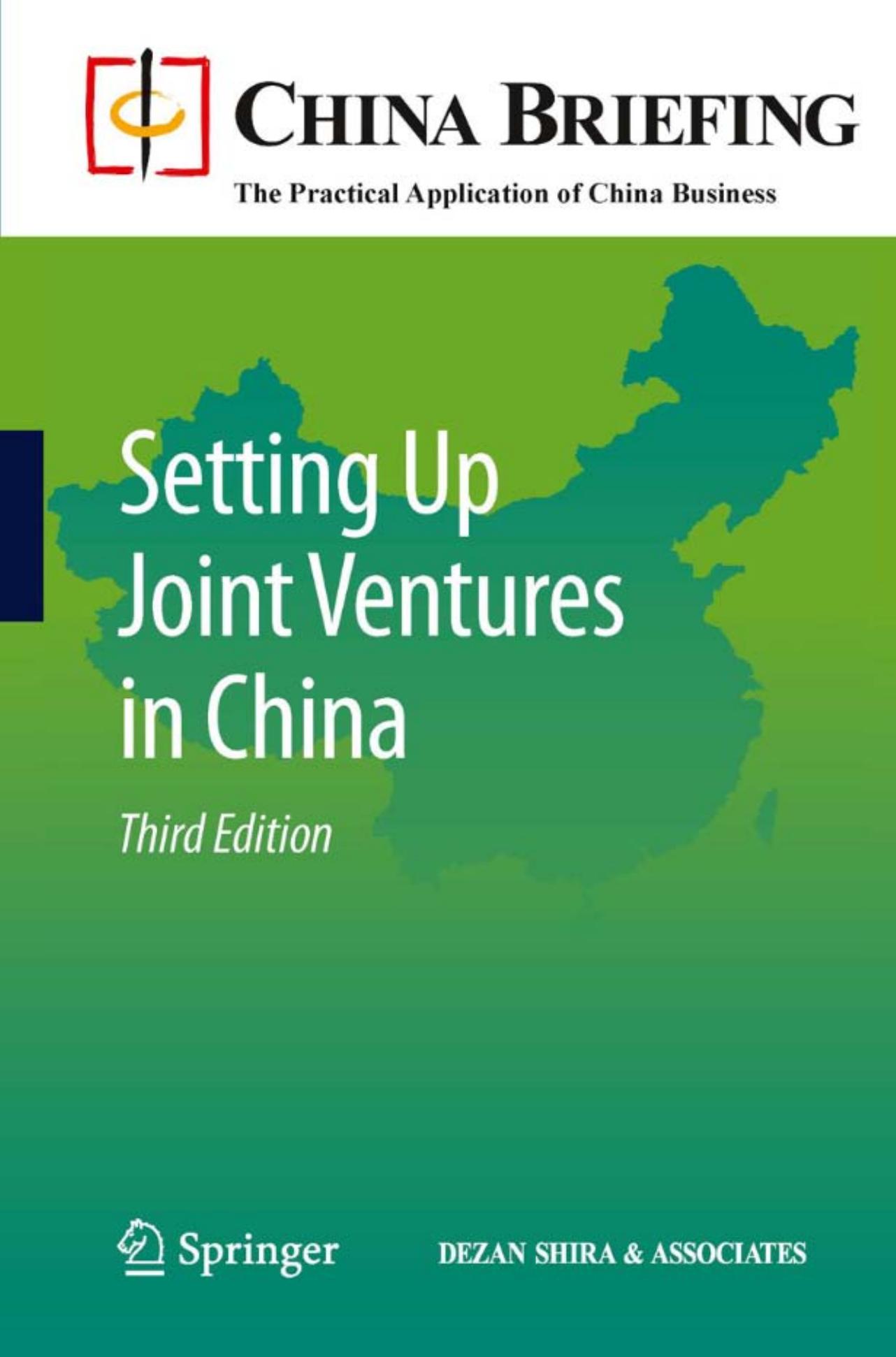 Setting Up Joint Ventures in China by Chris Devonshire-Ellis
