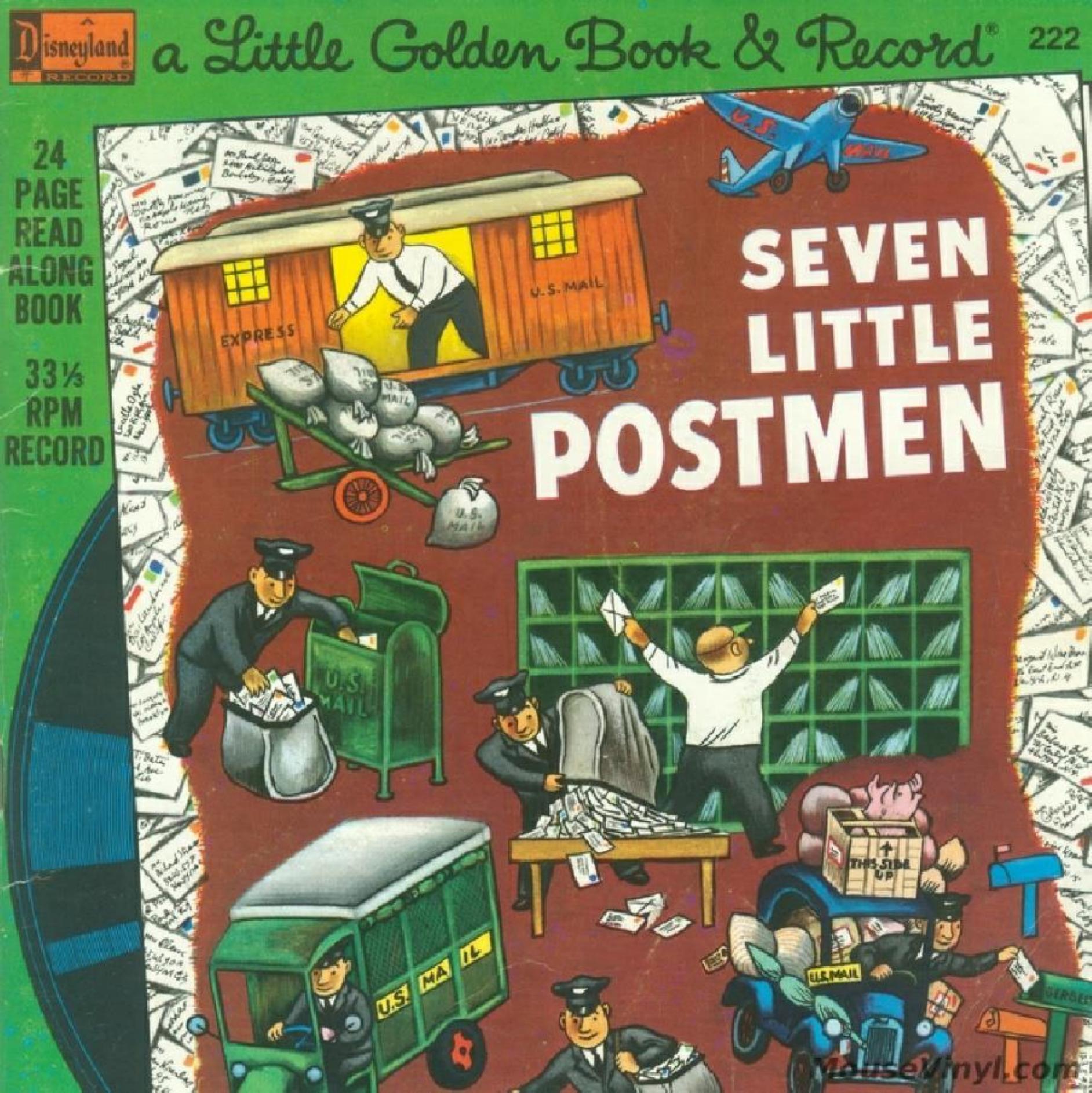 Seven Little Postmen Read Along by Unknown