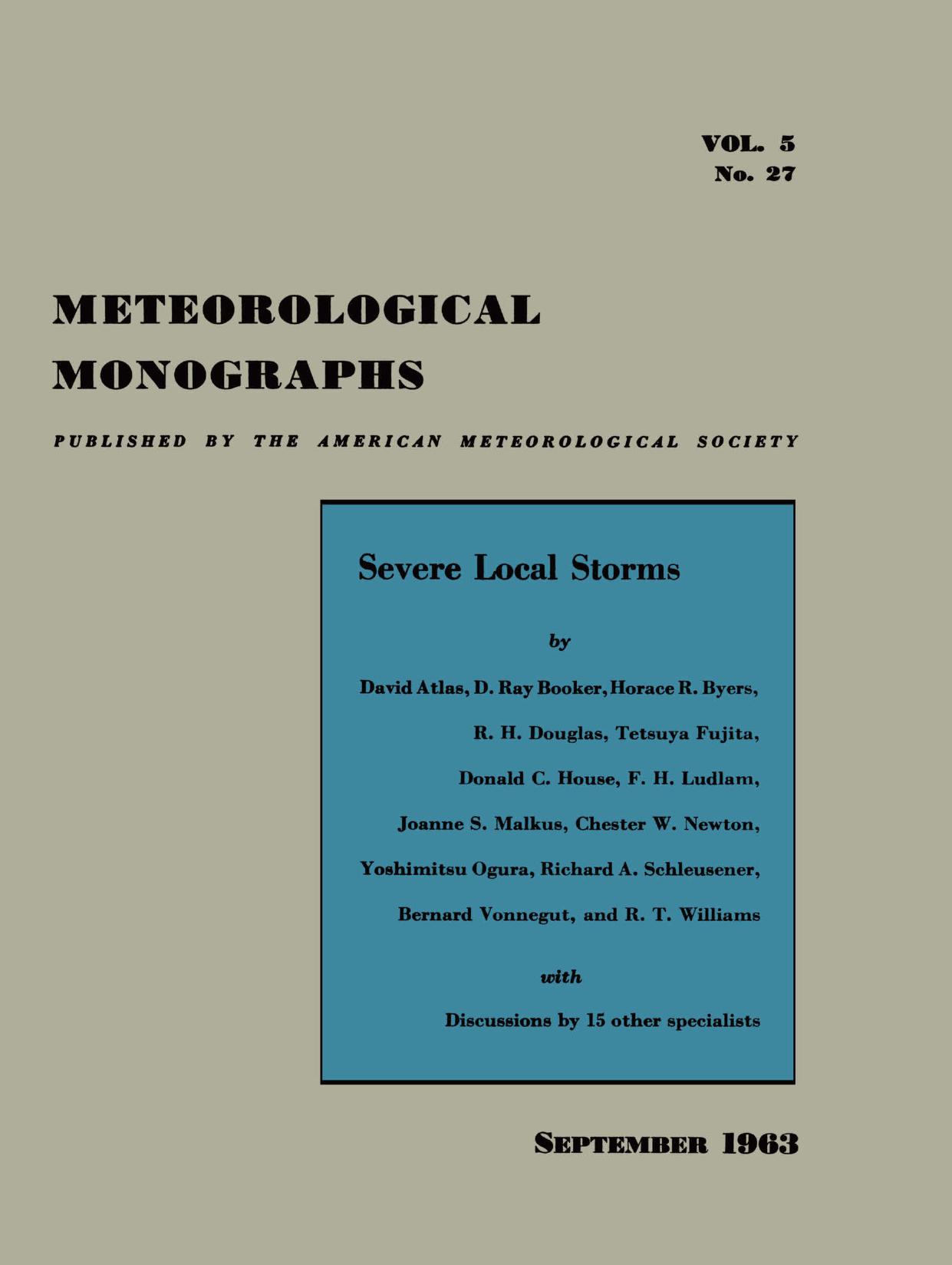 Severe Local Storms by David Atlas