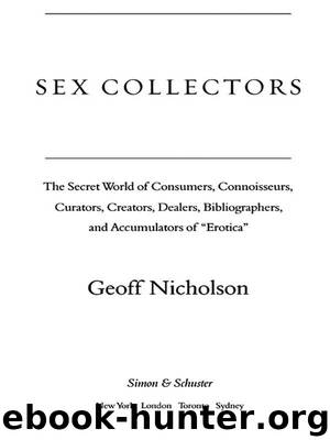 Sex Collectors by Geoff Nicholson