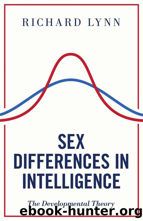 Sex Differences in Intelligence: The Developmental Theory by Richard Lynn