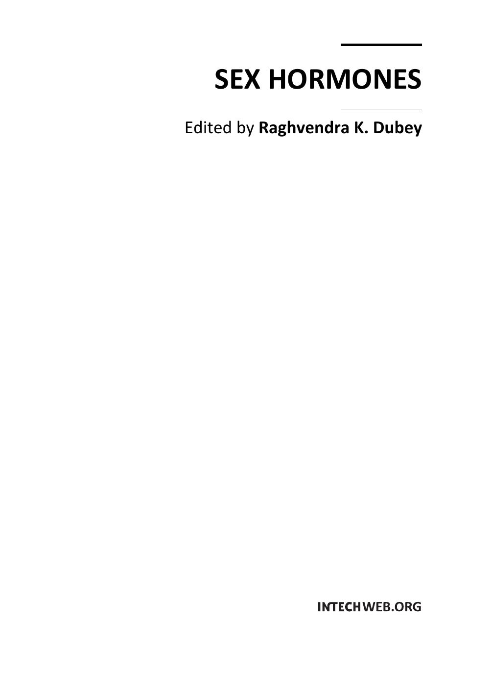 Sex hormones by Raghvendra K Dubey