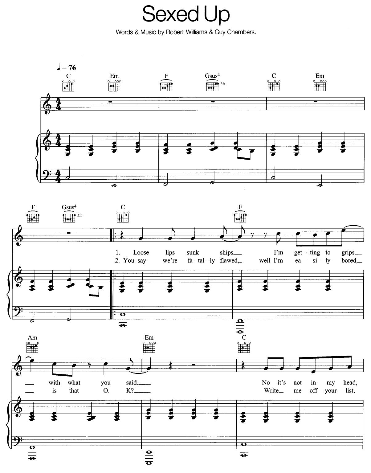 Sexed Up by Robbie Williams