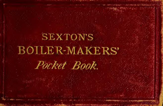 Sexton's Boiler-Makers Pocket Book by Sexton