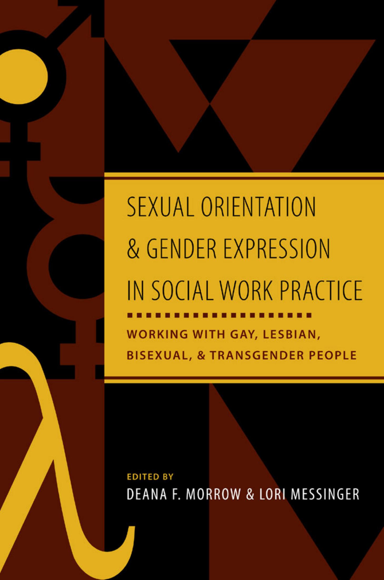 Sexual Orientation and Gender Expression in Social Work Practice: Working with Gay, Lesbian, Bisexual, and Transgender People by Deana F. Morrow PhD Lori Messinger PhD