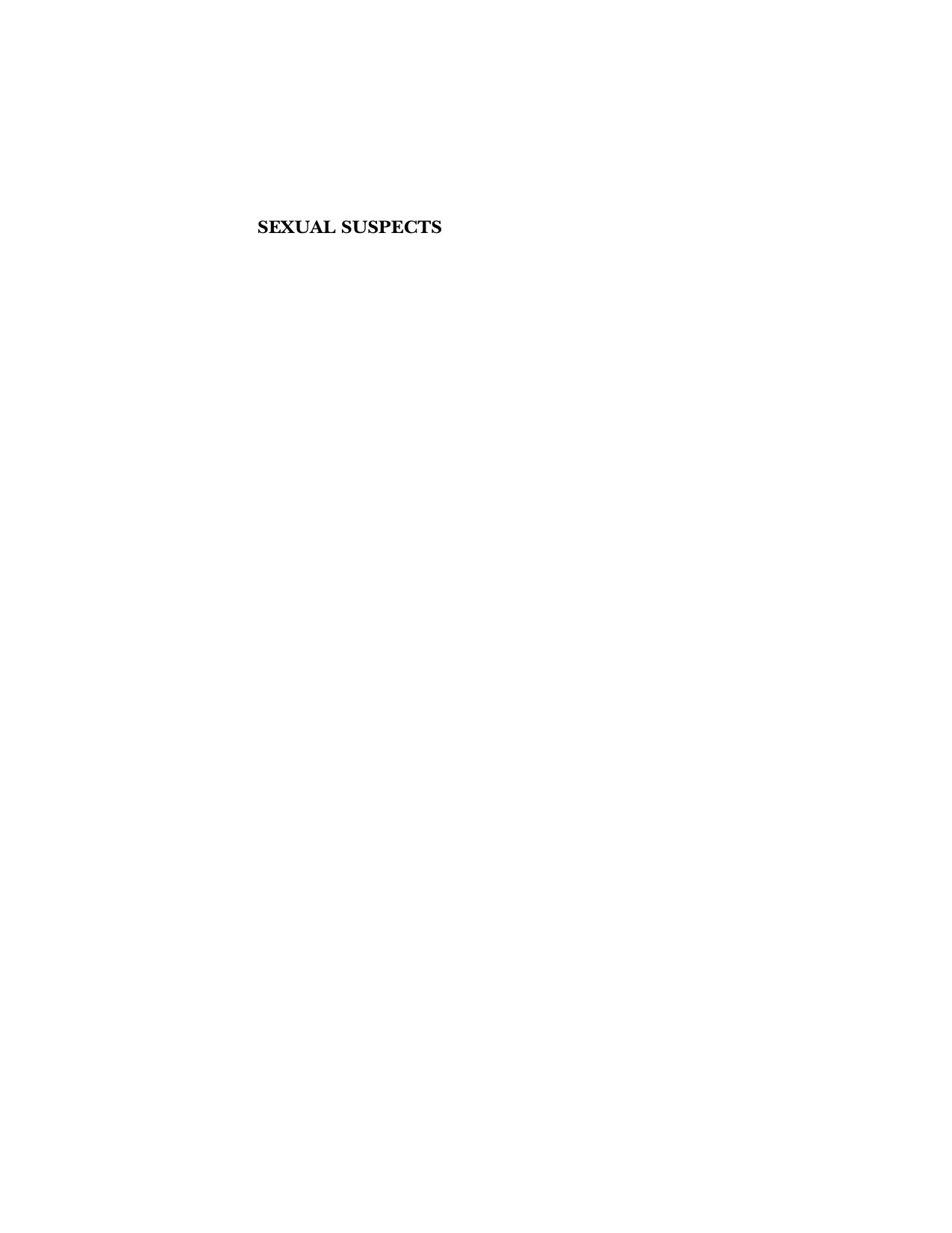 Sexual Suspects: Eighteenth-Century Players and Sexual Ideology by Kristina Straub