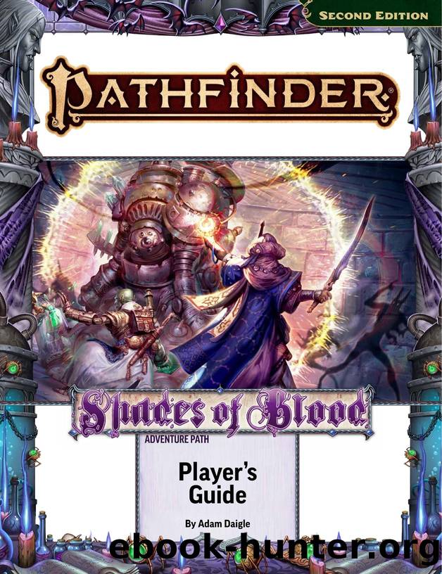 Shades of Blood by Player's Guide