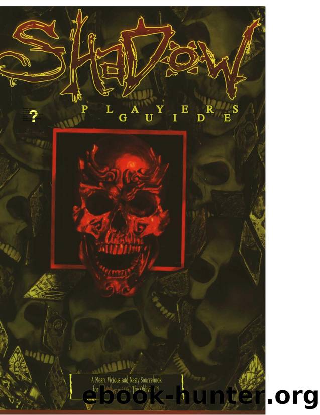 Shadow Players Guide (2nd edition) scan by Unknown