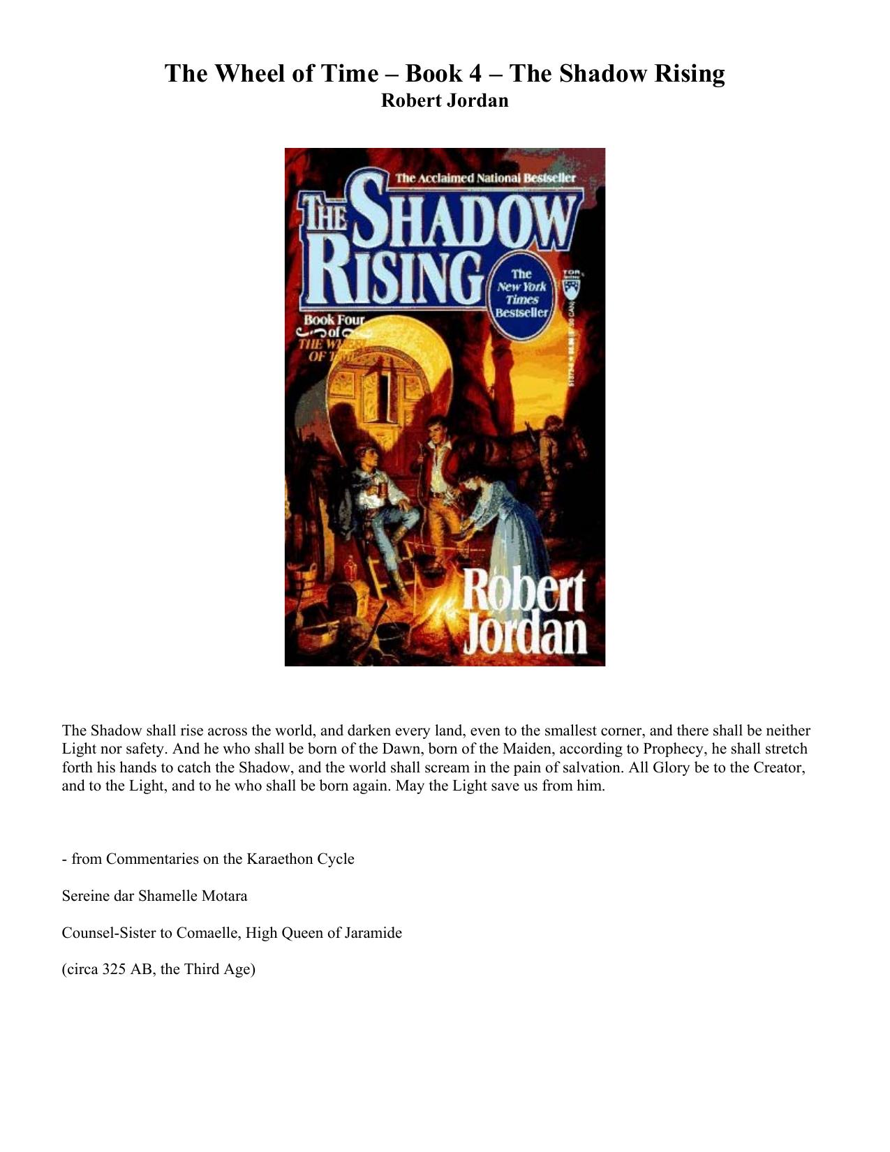 Shadow Rising by Robert Jordan