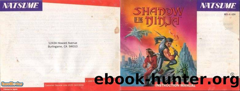Shadow of the Ninja - Nintendo NES - Manual - gamesdatabase.org by gamesdatabase.org