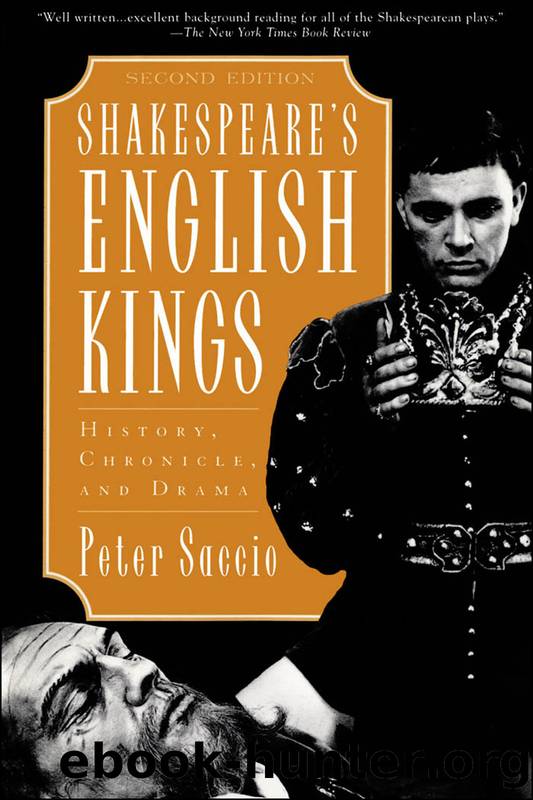 Shakespeare's English Kings by Saccio Peter;