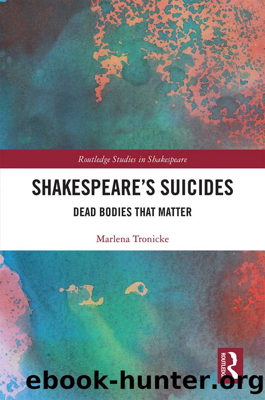 Shakespeareâs Suicides by Marlena Tronicke