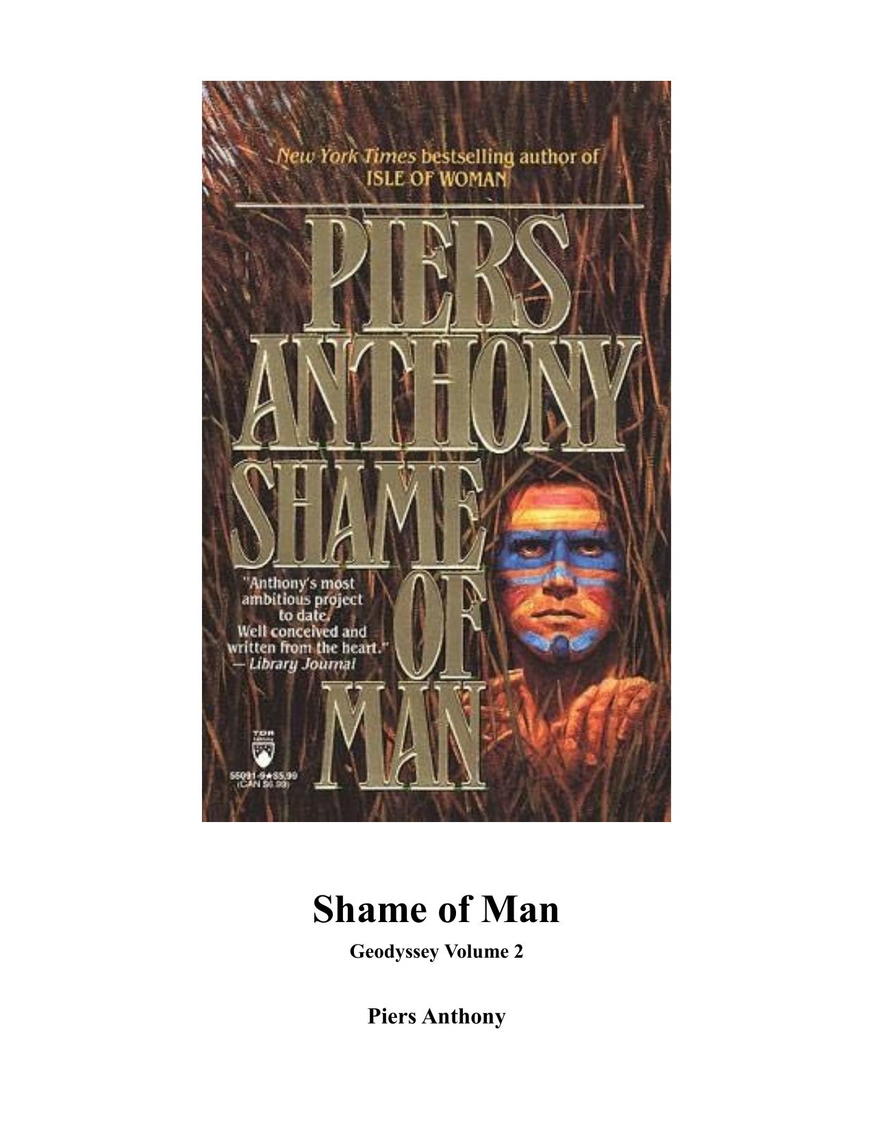 Shame of Man (Geodyssey) by Piers Anthony