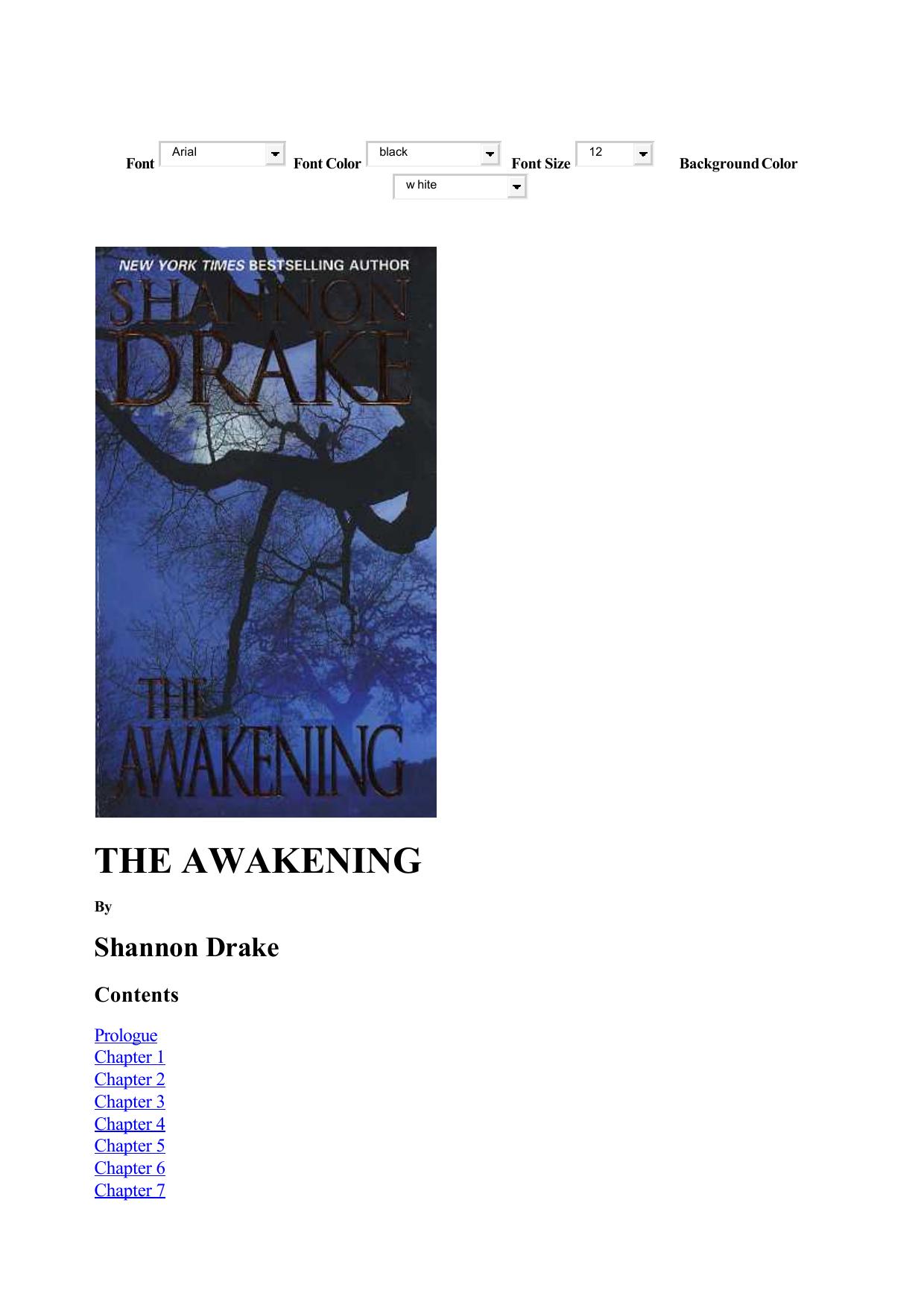 Shannon Drake - Vampires 05 by The Awakening