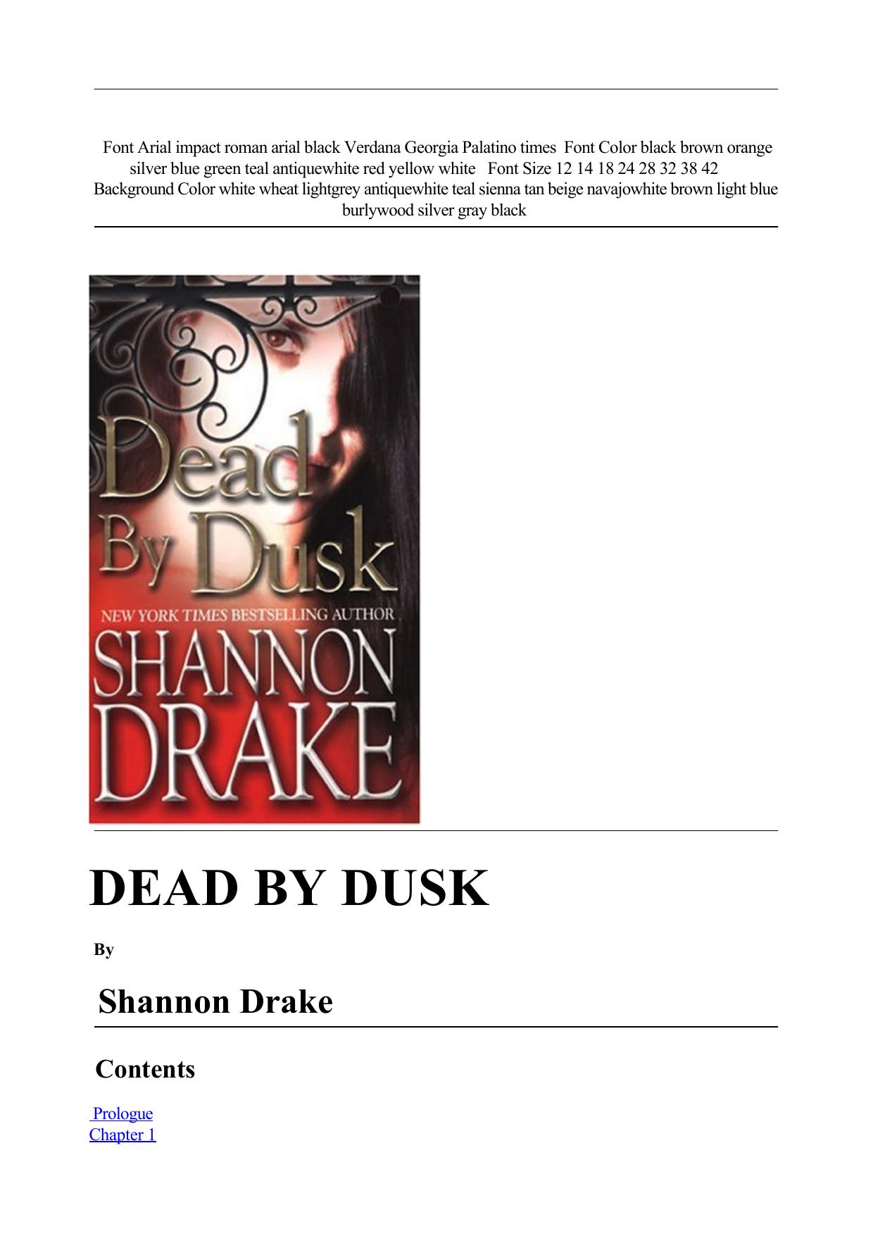 Shannon Drake - Vampires 06 by Dead By Dusk