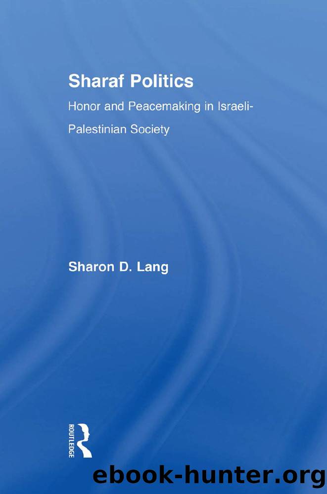 Sharaf Politics by Lang Sharon D;Bailey J. B. A.;