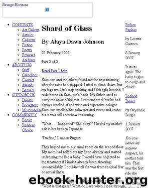 Shard of Glass 2 by Strange Horizons Fiction: Shard of Glass by Alaya Dawn Johnson