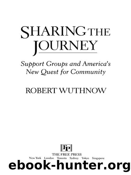 Sharing The Journey by Robert Wuthnow