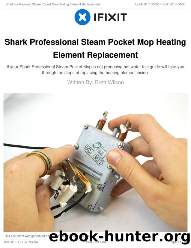 Shark Professional Steam Pocket Mop Heating Element Replacement by Unknown