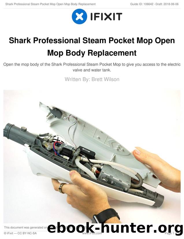Shark Professional Steam Pocket Mop Open Mop Body Replacement by Unknown