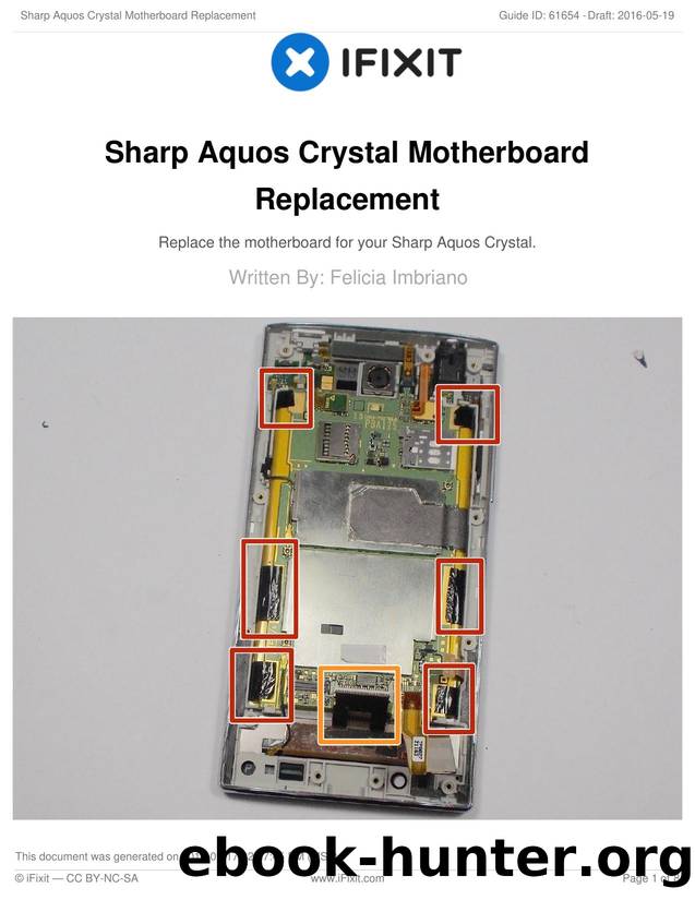 Sharp Aquos Crystal Motherboard Replacement by Unknown