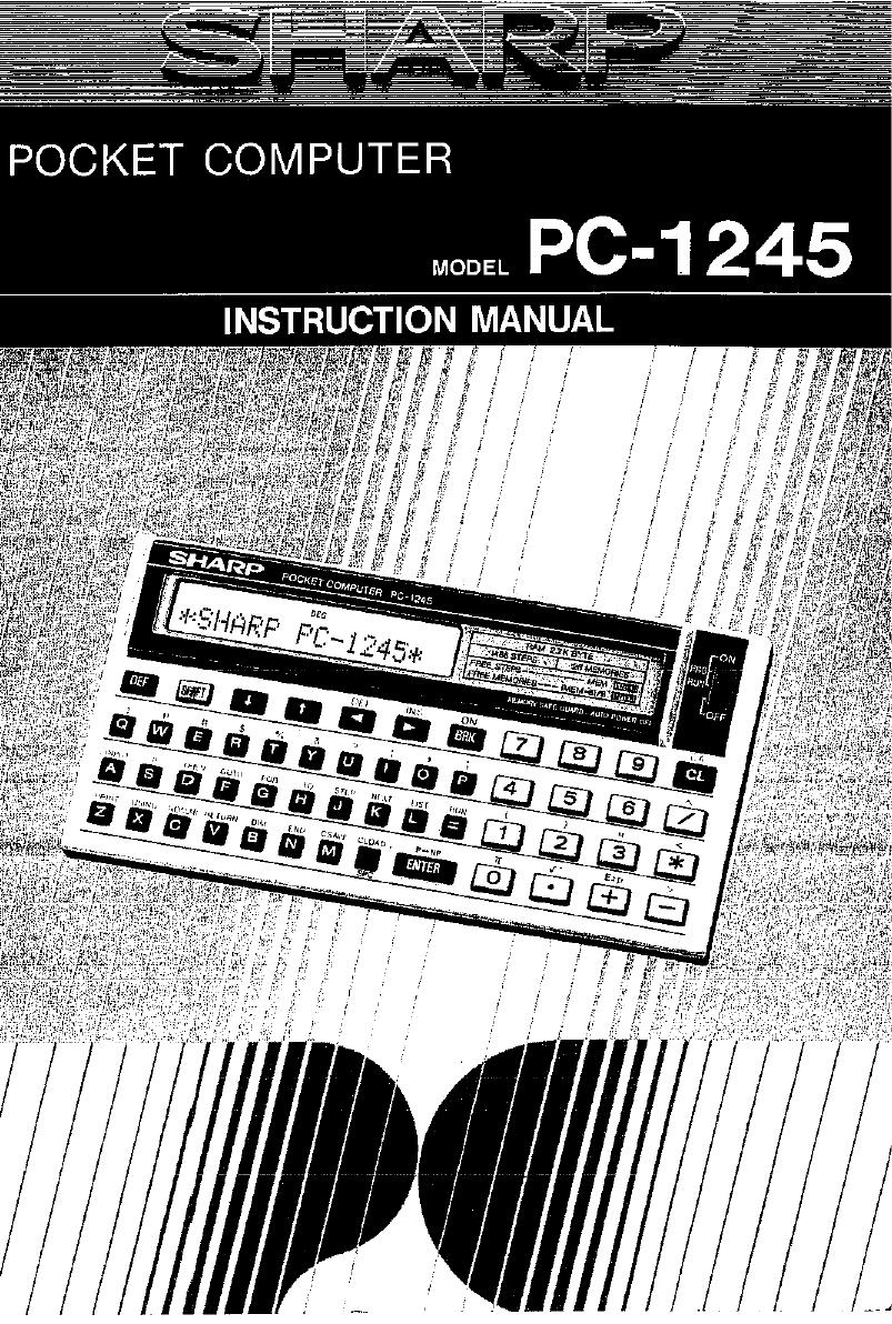 Sharp Pocket Computer 1245 by AntoPISA