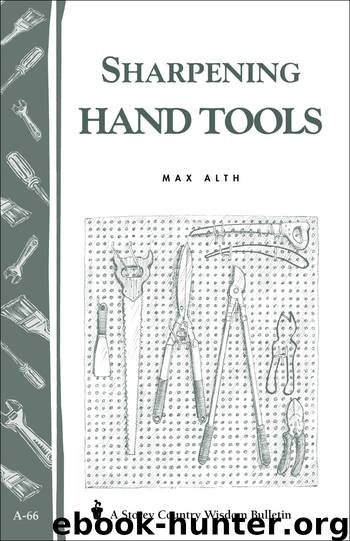 Sharpening Hand Tools by Max Alth