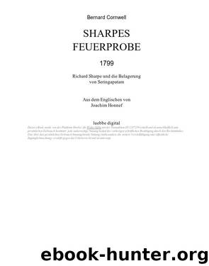 Sharpes Feuerprobe by Bernard Cornwell