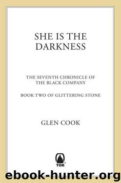 She Is The Darkness: Book Two of Glittering Stone: A Novel of the Black Company (Chronicles of The Black Company) by Glen Cook