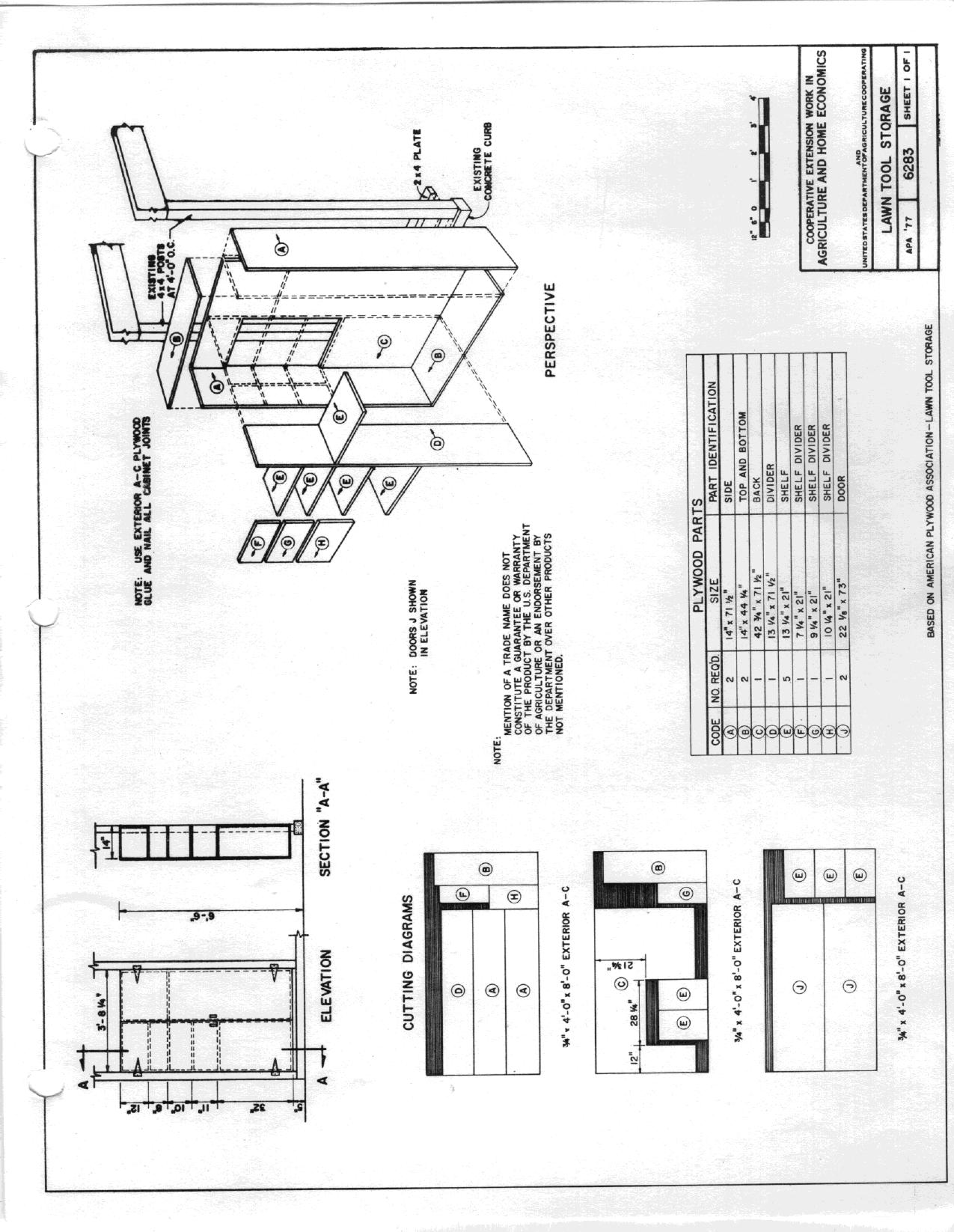 Shed by lawn-tool-storage
