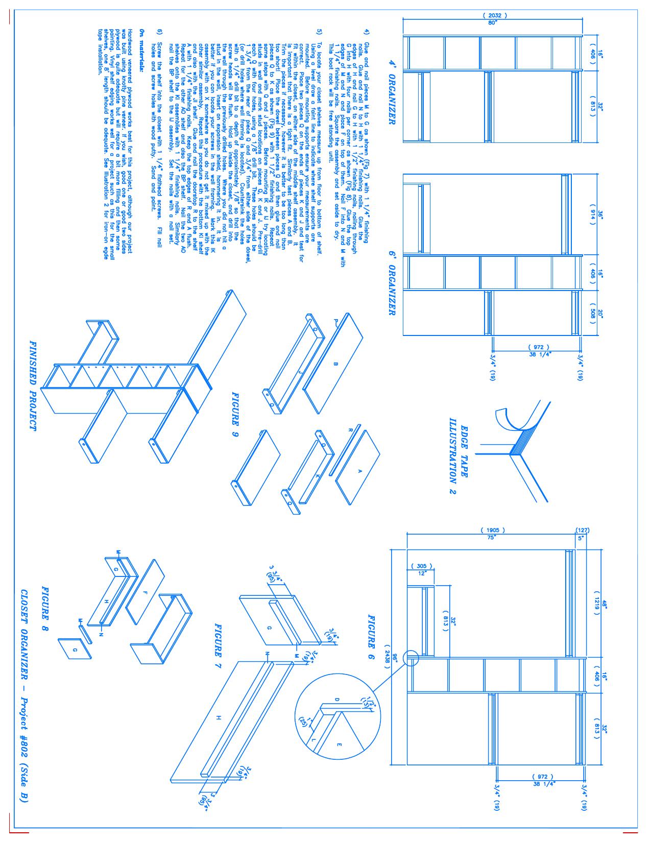 Shelf by Closet Organizer(Part2)