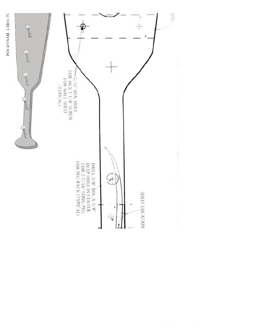Shelf by shelf & bat shaped sides