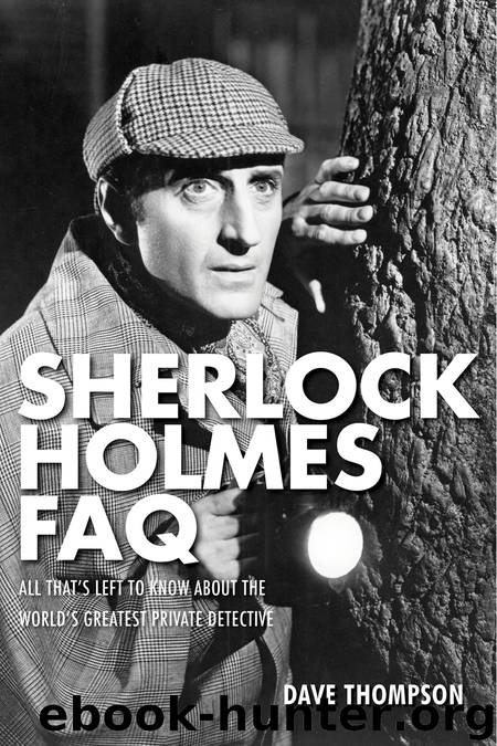 Sherlock Holmes FAQ by Dave Thompson