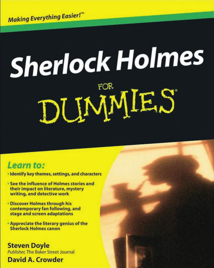 Sherlock Holmes For Dummies by Steven Doyle David A. Crowder