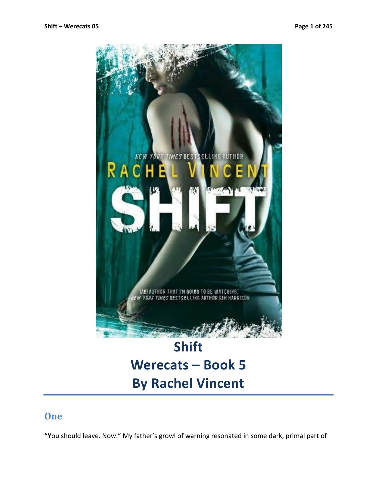 Shift by Rachel Vincent
