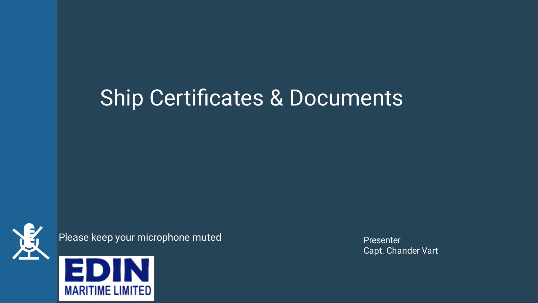 Ship Certificates & Documents by Unknown