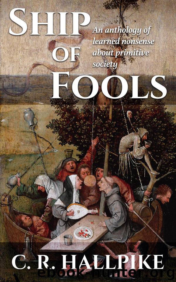 Ship of Fools by C R Hallpike