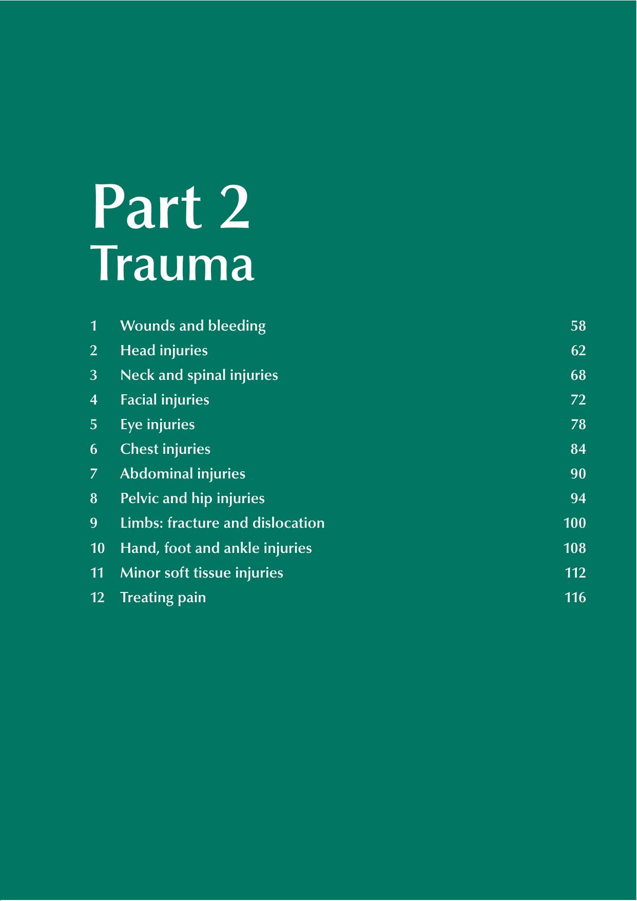Ship's Medical Guide 23rd Ed. - Part 2 - Trauma by Redistributed by Regs4ships Ltd