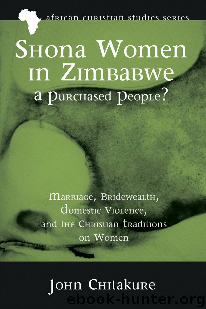 Shona Women in Zimbabwe—A Purchased People? by John Chitakure