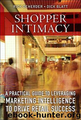 Shopper Intimacy: A Practical Guide to Leveraging Marketing Intelligence to Drive Retail Success by DeHerder Rick & Blatt Dick