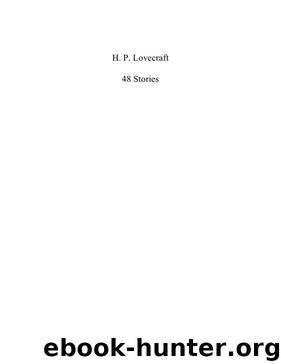 Short Stories by H. P. Lovecraft