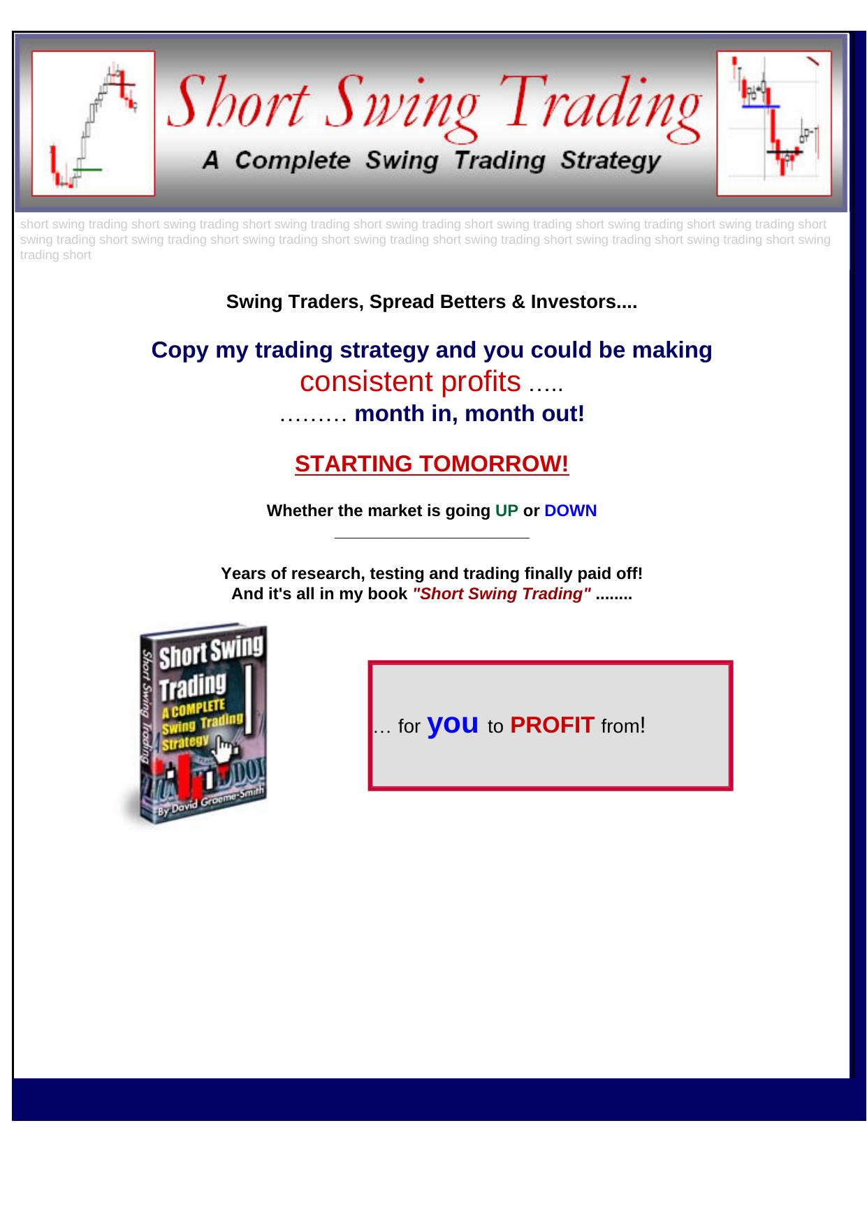 Short Swing Trading. by Best of Kuszter's Collection