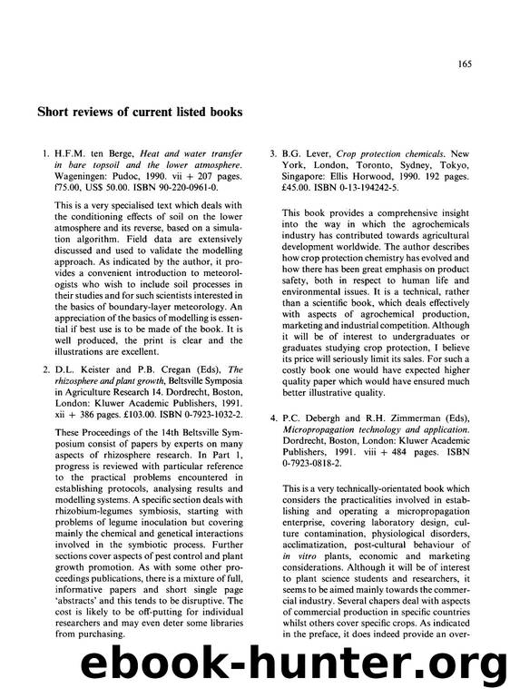 Short reviews of current listed books by Unknown