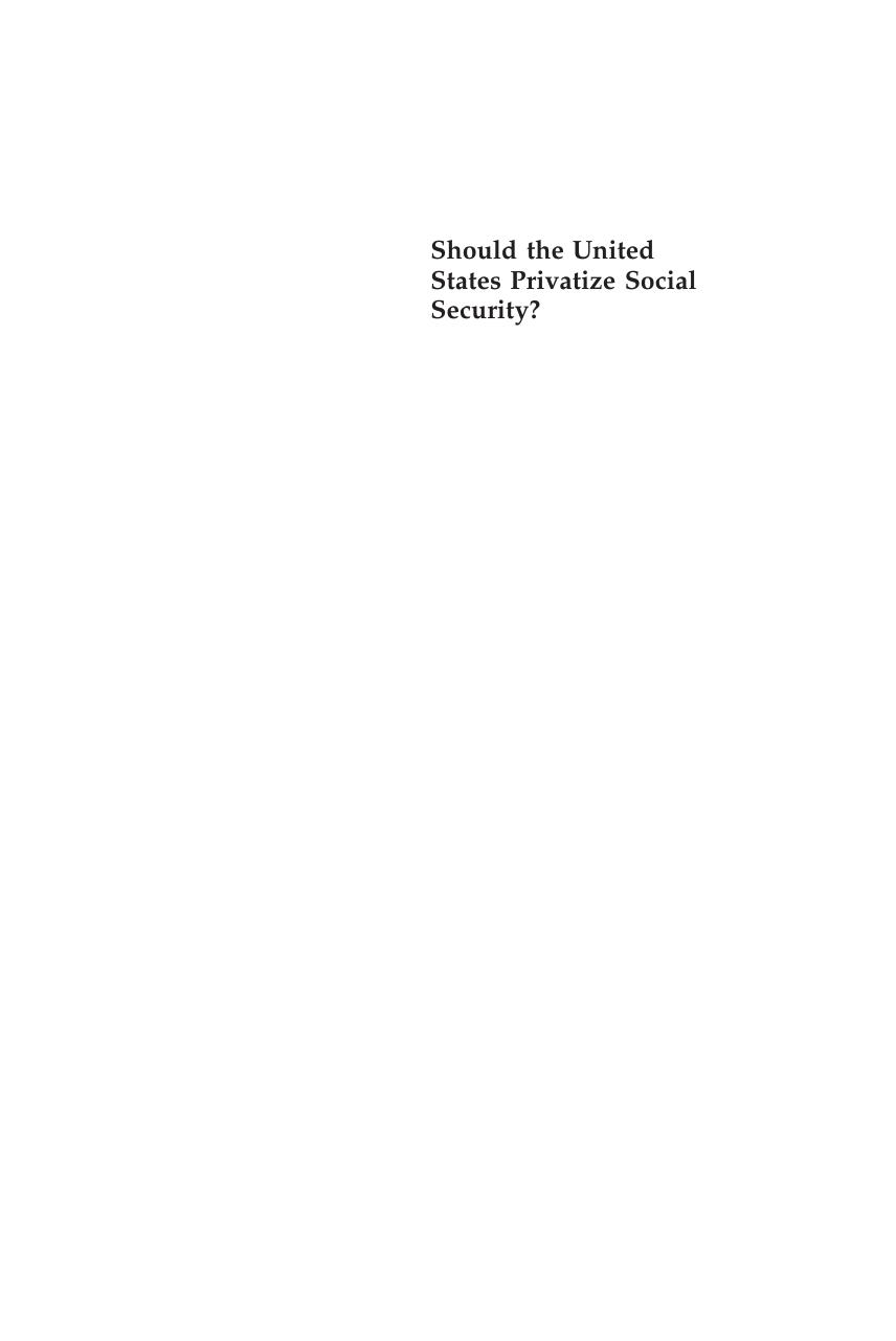 Should the United States Privatize Social Security? by Henry J. Aaron; John B. Shoven; Benjamin M. Friedman; Benjamin M. Friedman
