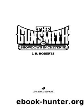 Showdown in Cheyenne by J. R. Roberts