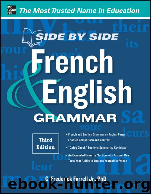 Side-by-Side French and English Grammar by C. Frederick Farrell