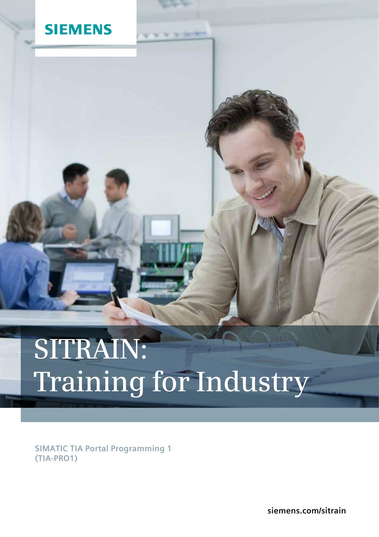 Siemens Simatic S7 Tia Portal Programming 1 Course Tia Pro1 Siemens by Unknown