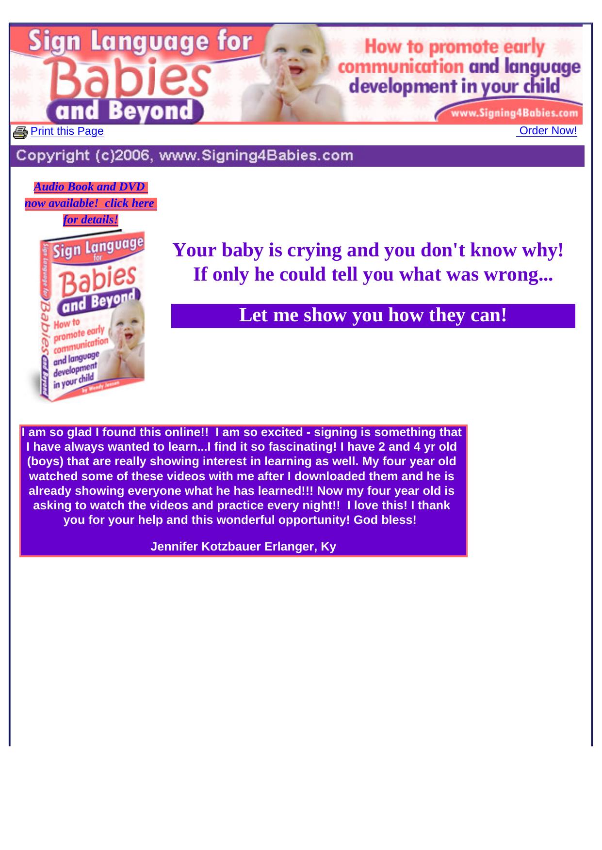 Sign Language For Babies And Beyond! by Best of Kuszter's Collection